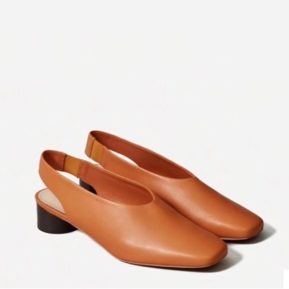 Everlane Shoes Everlane Slingback Heels Poshmark